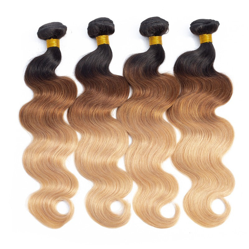 10A Grade #1B/4/30 Body Wave #1B/4/27 BUNDLES with CLOSURES & FRONTALS
