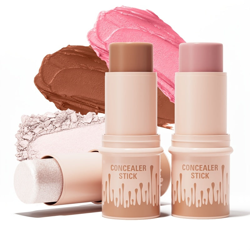 Concealer Stick Set with Makeup Brush