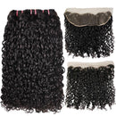 Beumax Double Drawn 12A Grade Pixie Curl BUNDLES with CLOSURES &