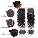 10A Grade Water Wave 4x4 Brazilian 5x5 Lace 6x6 Closure Remy Human Hai