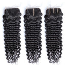 10A Grade Deep Wave 4x4 Brazilian  5x5 Lace 6x6 Closure Remy Human Hai