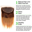 #4/30 Straight Ombre 10A Grade Body Wave #30 BUNDLES with 4x4  CLOSURE