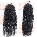 Kinky Curly Human Hair i Tip Microlinks Bulk Braiding Human Hair Bundl