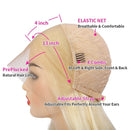 Loose Wave 613 Transparent Lace 13x4 Frontal Wig 4x4 Closure Wig 13x6x