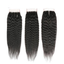 10A Grade Kinky Straight 4x4 Brazilian 5x5 Lace 6x6 Closure Remy Human