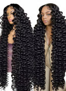 180% Density Full 4x4 Transparent Lace Front Loose Wave Human Hair Wig