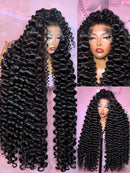 180% Density Full 4x4 Transparent Lace Front Loose Wave Human Hair Wig