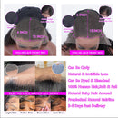 180% Density Full 4x4 Transparent Lace Front Deep Wave Human Hair Wigs