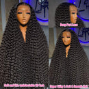 Jerry Curl 13x6 Transparent Lace Frontal Brazilian Human Hair Wigs