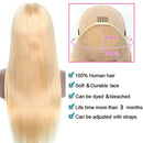 Straight 613 Transparent 13x4 Lace Frontal Wig 4x4 Closure Wig 13x6x1