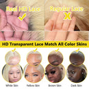 Straight 613 Transparent 13x4 Lace Frontal Wig 4x4 Closure Wig 13x6x1