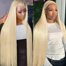 Straight 613 Transparent 13x4 Lace Frontal Wig 4x4 Closure Wig 13x6x1