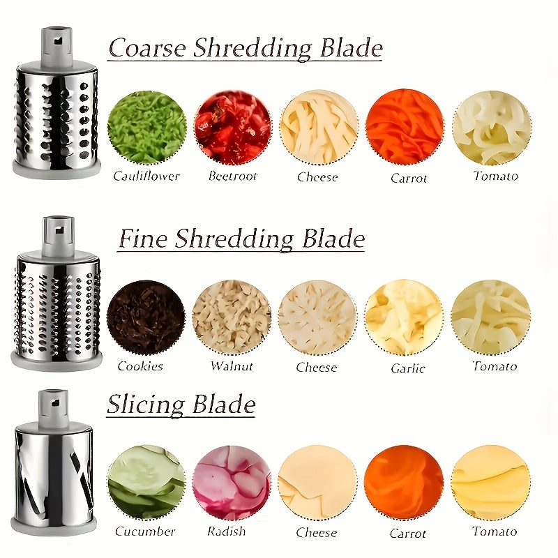 Manual Multi Functional Vegetable Cheese Nuts Fruits Grater