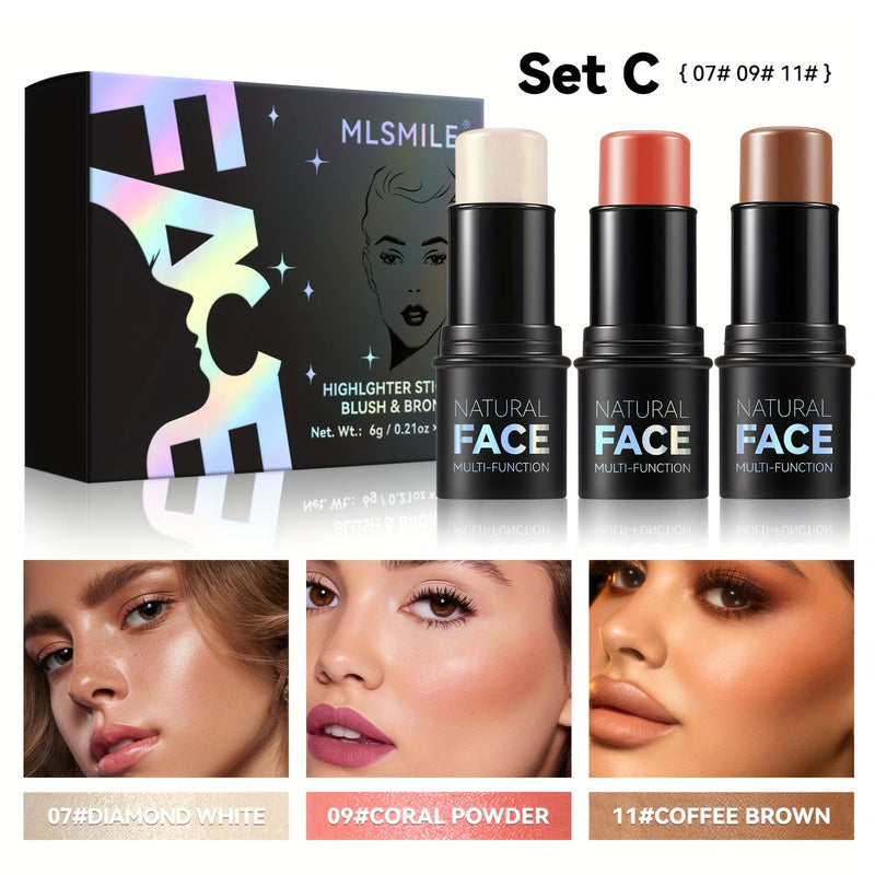 Waterproof Contour Stick Trio