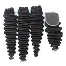 Beumax Double Drawn 12A Grade Loose Deep Wave BUNDLES with CLOSURES &