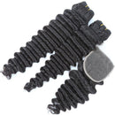 Beumax Double Drawn 12A Grade Loose Deep Wave BUNDLES with CLOSURES &
