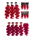 Burgundy 10A Grade Body Wave