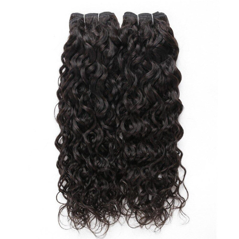 Super Double Drawn 12A Grade Water Wave BUNDLES with CLOSURES & FRONTA