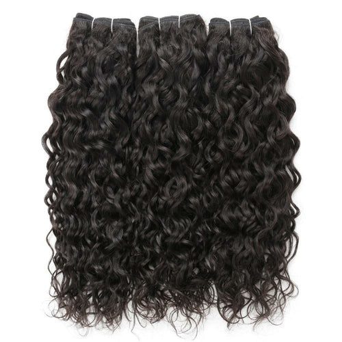 Super Double Drawn 12A Grade Water Wave BUNDLES with CLOSURES & FRONTA