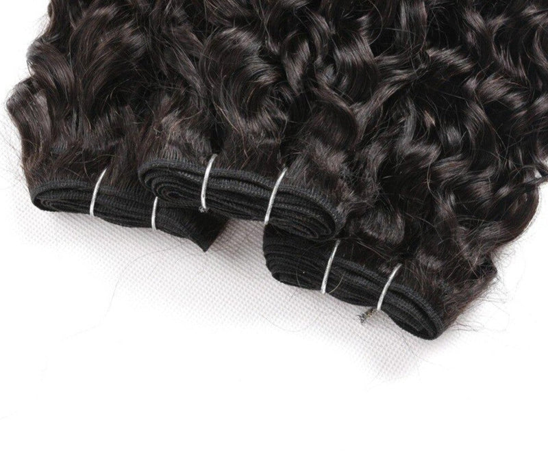 Super Double Drawn 12A Grade Water Wave BUNDLES with CLOSURES & FRONTA