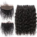 Super Double Drawn 12A Grade Water Wave BUNDLES with CLOSURES & FRONTA