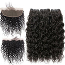 Super Double Drawn 12A Grade Water Wave BUNDLES with CLOSURES & FRONTA