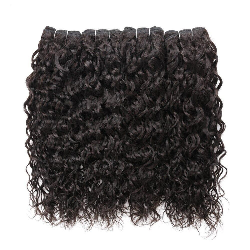 Super Double Drawn 12A Grade Water Wave BUNDLES with CLOSURES & FRONTA