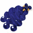 10A Grade Blue Body Wave BUNDLES with CLOSURES & FRONTALS