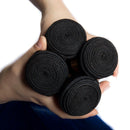 10A Grade Brazilian Blue Straight BUNDLES with CLOSURES & FRONTALS