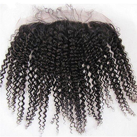 10A Grade MIDDLE PART 13x4 Lace Frontal Remy Human Hair Closure With B