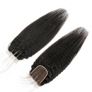 10A Grade Kinky Straight 4x4 Brazilian 5x5 Lace 6x6 Closure Remy Human