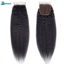 10A Grade Kinky Straight 4x4 Brazilian 5x5 Lace 6x6 Closure Remy Human