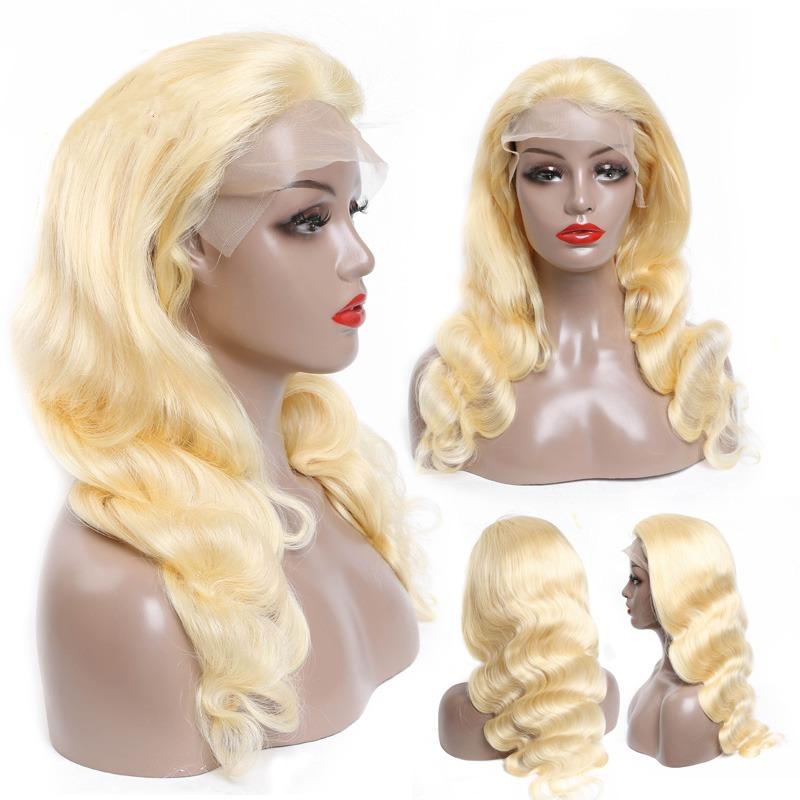Body Wave 613 Transparent Lace 13x4 Frontal Wig 4x4 Closure Wig