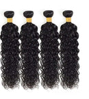BeuMAX 10A Grade 3/4 Bundles Water Wave Peruvian Human Hair Extensions