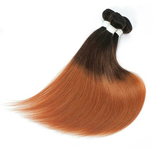 10A Grade #1B/4/30  Straight #1B/4/27 BUNDLES with 4x4 CLOSURES & 13x4