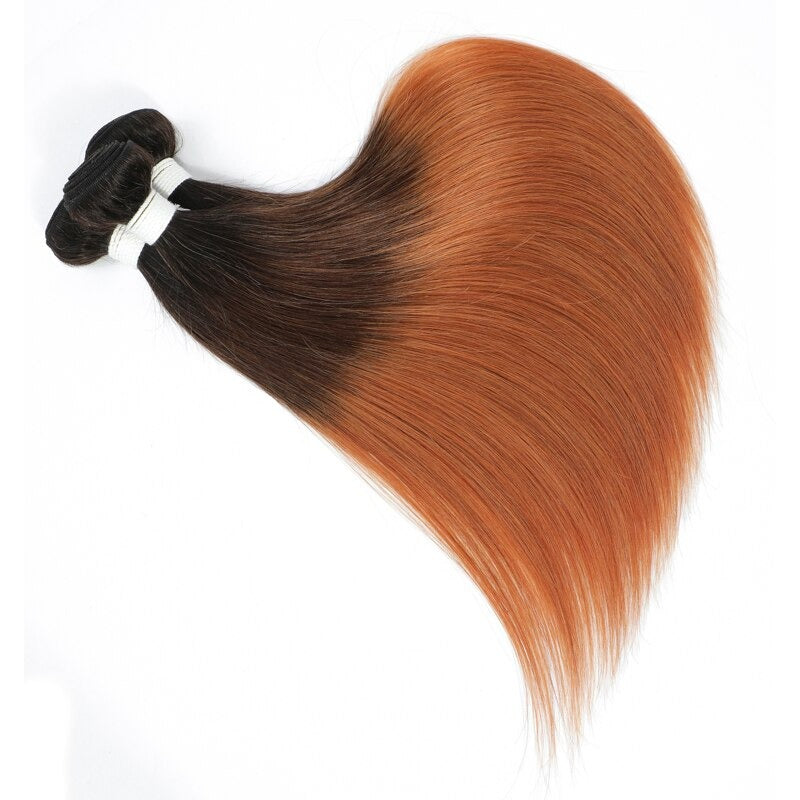 10A Grade #1B/4/30  Straight #1B/4/27 BUNDLES with 4x4 CLOSURES & 13x4
