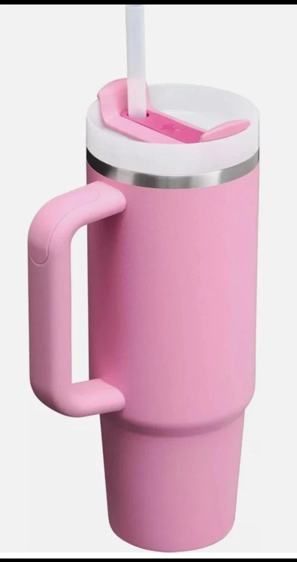 BRAND NEW IN BOX STANLEY THE 40OZ QUENCHER H2.0 FLOWSTATE™ TUMBLER IN PEONY