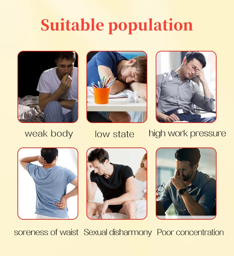 100% natural high quality energy tablets to relieve fatigue and enhance vitality