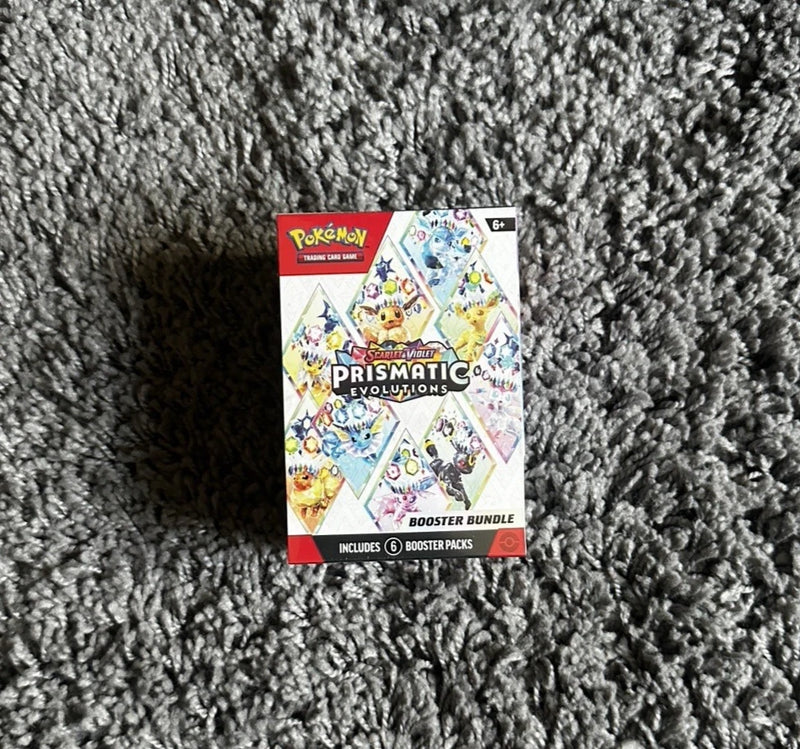 Pokémon TCG Scarlet & Violet Prismatic Evolutions Booster Bundle Factory Sealed