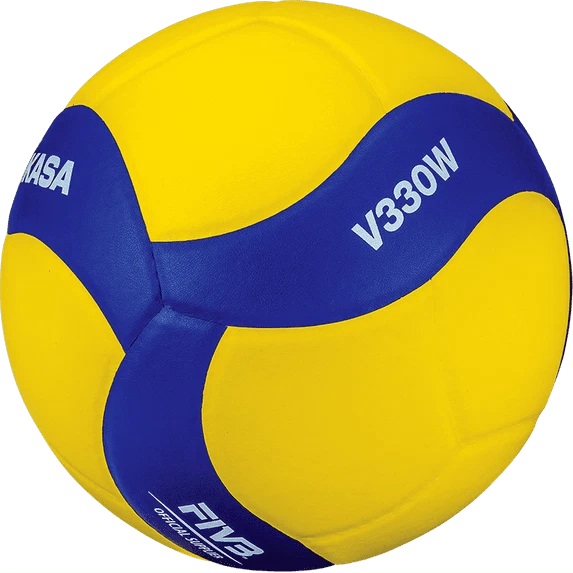 Mikasa V330W Competition Club FIVB Official Volleyball Blue/Yellow Size 5