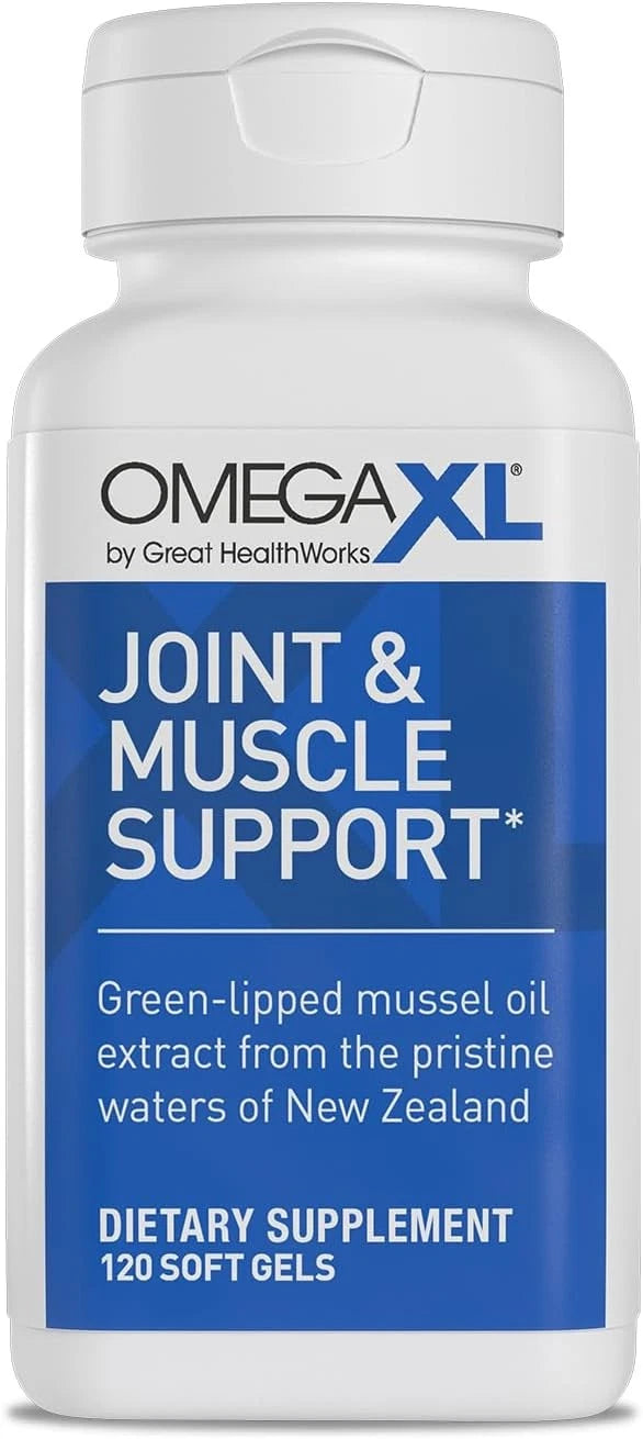 OmegaXL Joint Support Supplement - Natural Muscle 120 Count (Pack of 1)