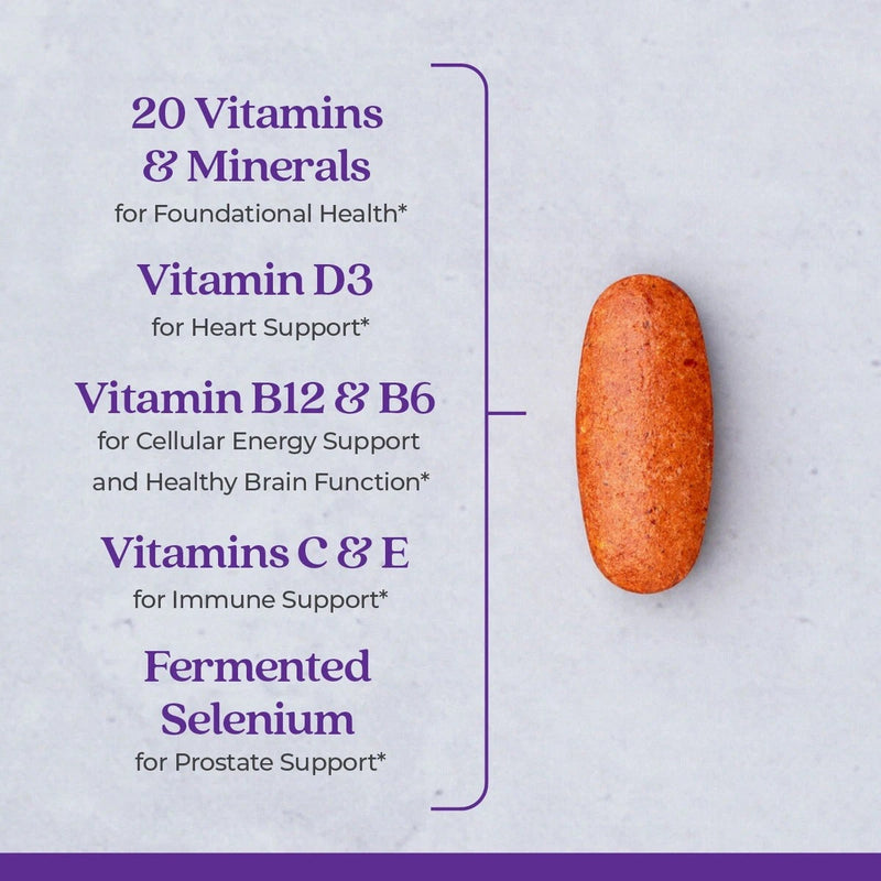 New Chapter Every Man's One Daily 55+ Multivitamin Tablets - 48 Count