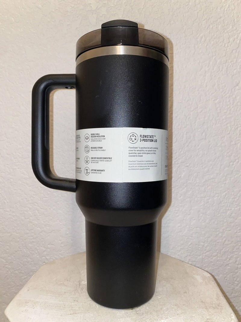 Stanley 40oz Quencher H2.0 Flowstate Tumbler- Black