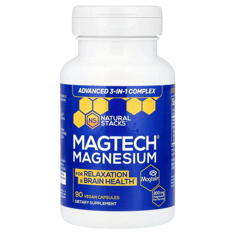 MagTech®, Magnesium, 90 Vegan Capsules (66.6 mg per Capsule)