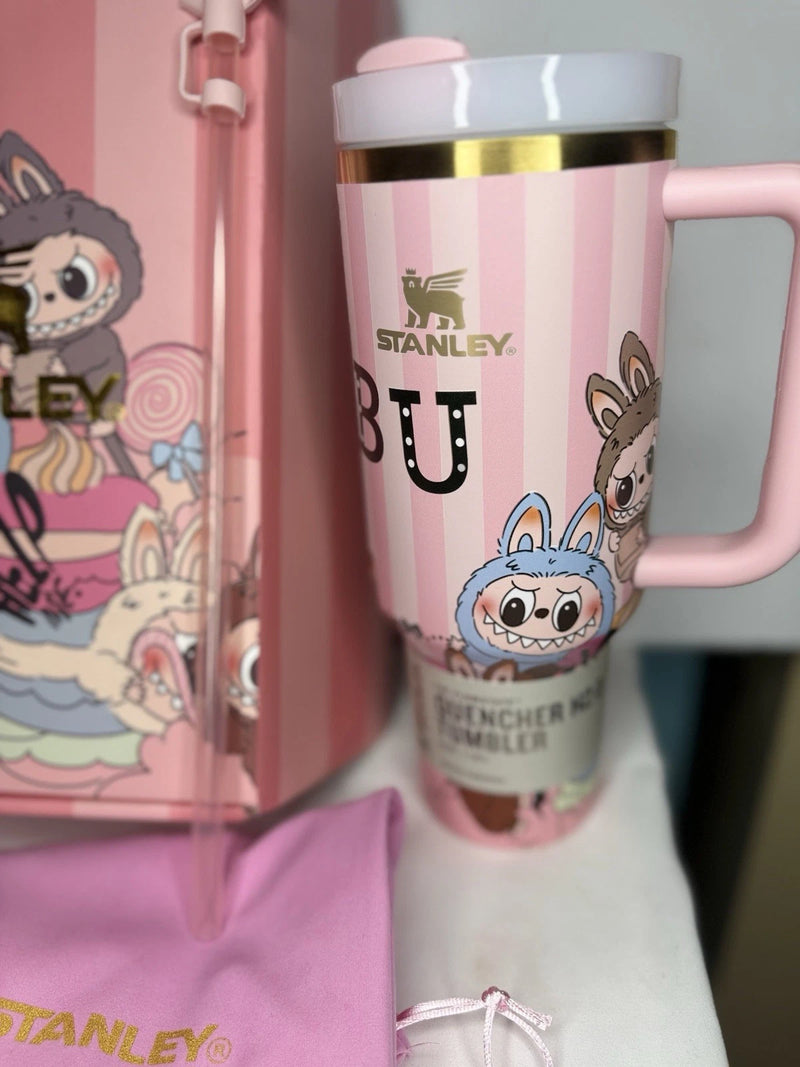 Stanley Quencher H2.0 Tumbler – 40 oz (Pink , Limited Edition) The Monsters