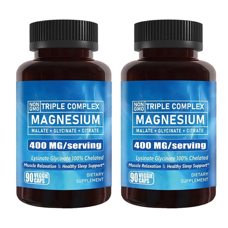 1~3PACK T riple Complex Magnesium Capsules ,90 Counts