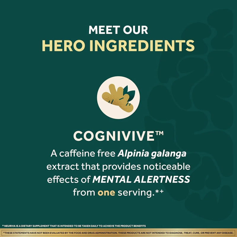 Neuriva Ultra Brain Health Memory Focus Mental Alertness 60 Caps