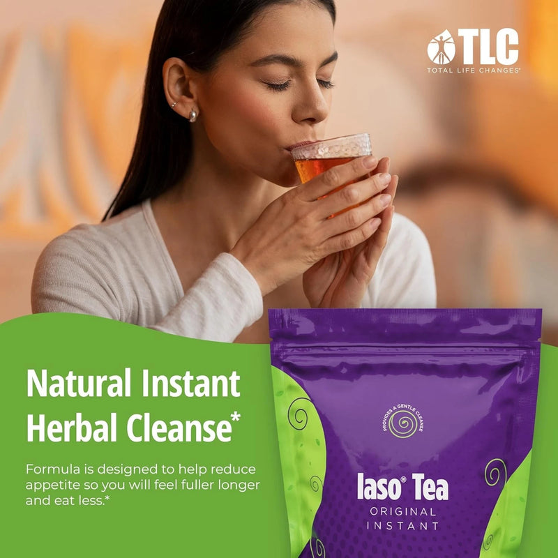 Pack of 2 Iaso Instant Tea - Gentle Cleansing Herbal Tea in Convenient Sachets