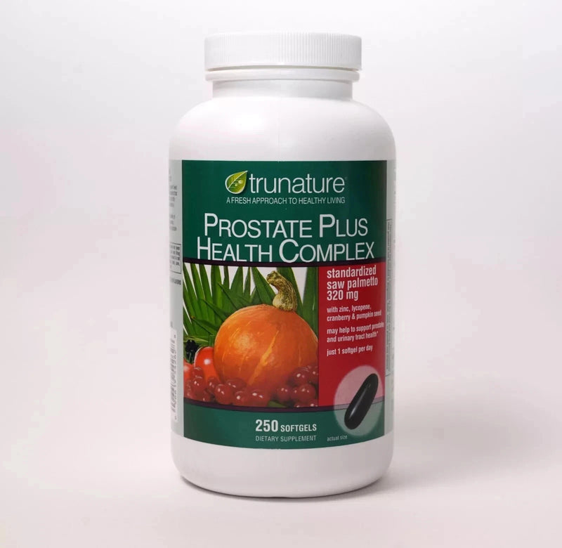 trunature Prostate Plus Health Complex, 250 Softgels with Saw Palmento