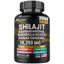 Shilajit Multivitamin (Turmeric, Ashwagandha, Ginger, Cordyceps Mushrooms)60 cap